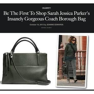 Coach Borough Green Leather Satchel 2013